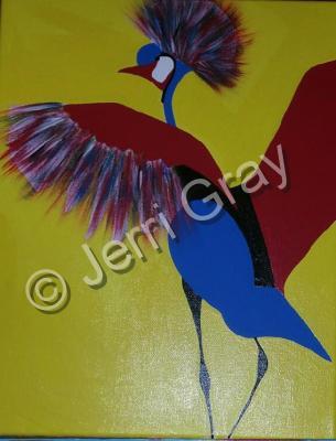 Painting - Rainbow Bird - Acrylic