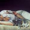 Catnap - Oil Paintings - By Anet Du Toit, Realistic Painting Artist