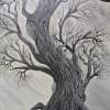 Tree Of Doom - Acrylic Paint Paintings - By Josh Sawyer, Surrealism Painting Artist
