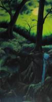 Paradise Found - Acrylic Paint Paintings - By Josh Sawyer, Surrealism Painting Artist
