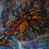 Paint By Numbers Flower - Acrylic Paint Paintings - By Josh Sawyer, Abstract Painting Artist