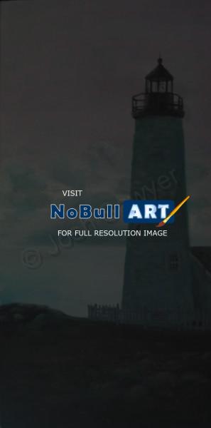 Paintings - Pemaquid Lighthouse - Acrylic Paint