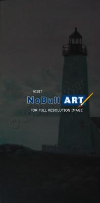 Paintings - Pemaquid Lighthouse - Acrylic Paint