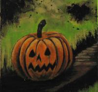 Paintings - Mr Pumpkin - Acrylic Paint