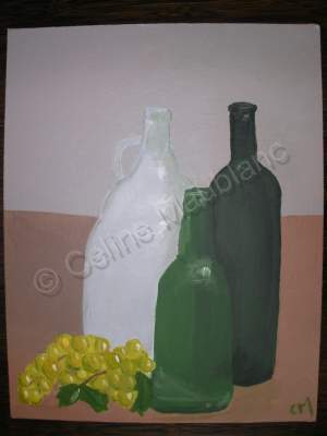 Painting Class - Bottles - Acrylic