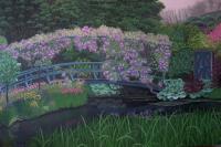 Giverny - France - Oil On Canvas Paintings - By Qiufen Wei Marmo, Realism Painting Artist
