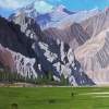 The Pamir Mountain Afghanistan - Oil On Canvas Paintings - By Qiufen Wei Marmo, Realism Painting Artist