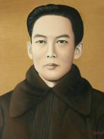 My Father - Oil On Canvas Paintings - By Qiufen Wei Marmo, Realism Painting Artist