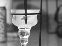 Black And White - Abstract Candle Holder - Digital Photography