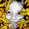 Autumn Child - Graphite Pencils Prismacolors Drawings - By Prashanth B, Realism Drawing Artist