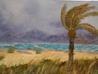 Hurrican Watch - Acrylic Paintings - By Sam Mcilwain, Realism Painting Artist