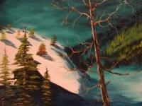 Moon Light - Acrylic Paintings - By Sam Mcilwain, Realism Painting Artist