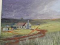 Kansas Lands - Acrylic Paintings - By Sam Mcilwain, Realism Painting Artist