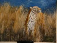Antelope Tonight - Acrylic Paintings - By Sam Mcilwain, Realism Painting Artist