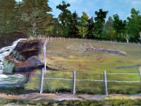 A Pretty Pasture - Acrylic Paintings - By Sam Mcilwain, Realism Painting Artist