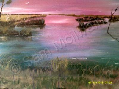 Landscape - Bay Watch - Acrylic