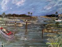 My Spot - Acrylic Paintings - By Sam Mcilwain, Realism Painting Artist