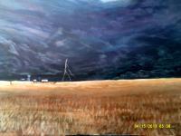 Walking Into Kansas - Acrylic Paintings - By Sam Mcilwain, Realism Painting Artist