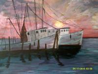 Days End - Acrylic Paintings - By Sam Mcilwain, Realism Painting Artist