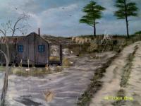 Grandmas House - Acrylic Paintings - By Sam Mcilwain, Realism Painting Artist