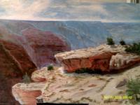 Canyon Scenes 1 - Acrylic Paintings - By Sam Mcilwain, Realism Painting Artist