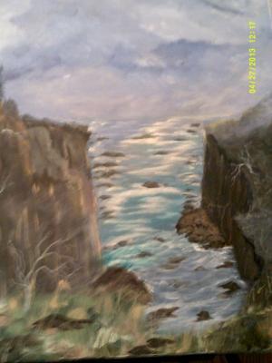 Seascape - Shore Break - Acrylic