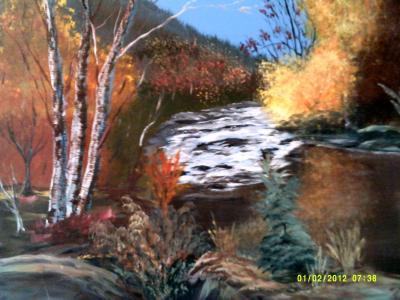 Landscape - Autumn On Falls Creek - Acrylic