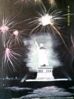 Liberty Celabrated - Acrylic Paintings - By Sam Mcilwain, Realism Painting Artist