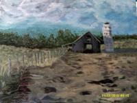 Carolina Barn - Acrylic Paintings - By Sam Mcilwain, Realism Painting Artist