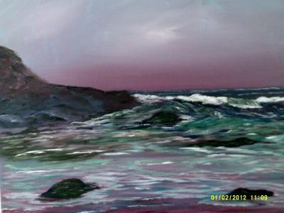 Seascape - Wind Song - Acrylic