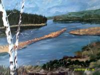 Landscape - A View From Newfoundland - Acrylic