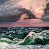 Storm On The Mediterranean Sea - Acrylic Paintings - By Sam Mcilwain, Realism Painting Artist