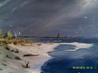 Inlet Point - Acrylic Paintings - By Sam Mcilwain, Realism Painting Artist