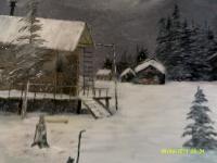 First Storm - Acrylic Paintings - By Sam Mcilwain, Realism Painting Artist