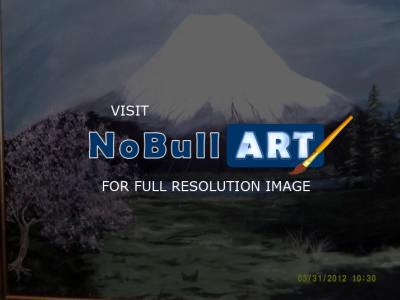 Landscape - Mount Fuji - Acrylic
