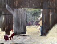 Barn Scenes - Putin Up Hay - Acrylic