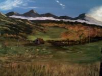 Autumn Morning - Acrylic Paintings - By Sam Mcilwain, Realism Painting Artist