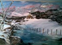 Dawn Arriving - Acrylic Paintings - By Sam Mcilwain, Realism Painting Artist