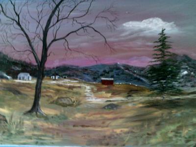 Landscape - Farmlife - Acrylic