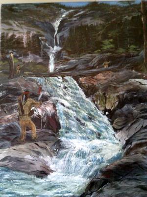 Landscape - The Hunting Party - Acrylic