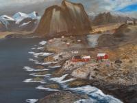 Beautiful Norway - Acrylic Paintings - By Sam Mcilwain, Realism Painting Artist