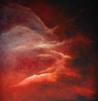 San Fran Sky - Mixed Media Paintings - By Gary Harper, Abstract Painting Artist
