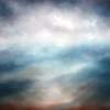 Big Blue Sky - Mixed Media Paintings - By Gary Harper, Abstract Painting Artist