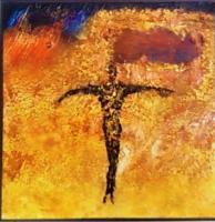 Leap Of Faith - Mixed Media Paintings - By Gary Harper, Abstract Painting Artist