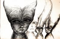 Aliens And Robots - Heavensgate - Pen
