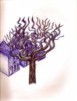 Aliens And Robots - Winter - Ball Point Pen