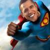 Obama Superman Print - Photoshop Paintings - By Byron Furgol, Digital Painting Artist