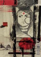 Camera - Mixed Media On Paper Mixed Media - By Shejuti Taleb, Contemporary Mixed Media Artist