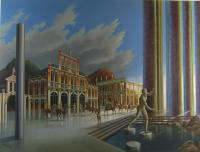 The Girdle Of Hippolyte - Canvas Paintings - By John Haanstra, Surrealism Painting Artist