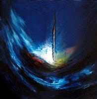 The Storm - Acrylic Paintings - By Roberto Ercolino, Abstract Conceptual Painting Artist